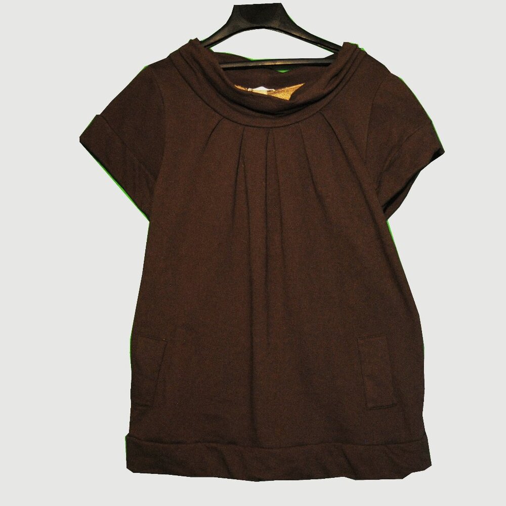 Brown Sweater/Shirt, Brand: Poppy Garden, Size Medium